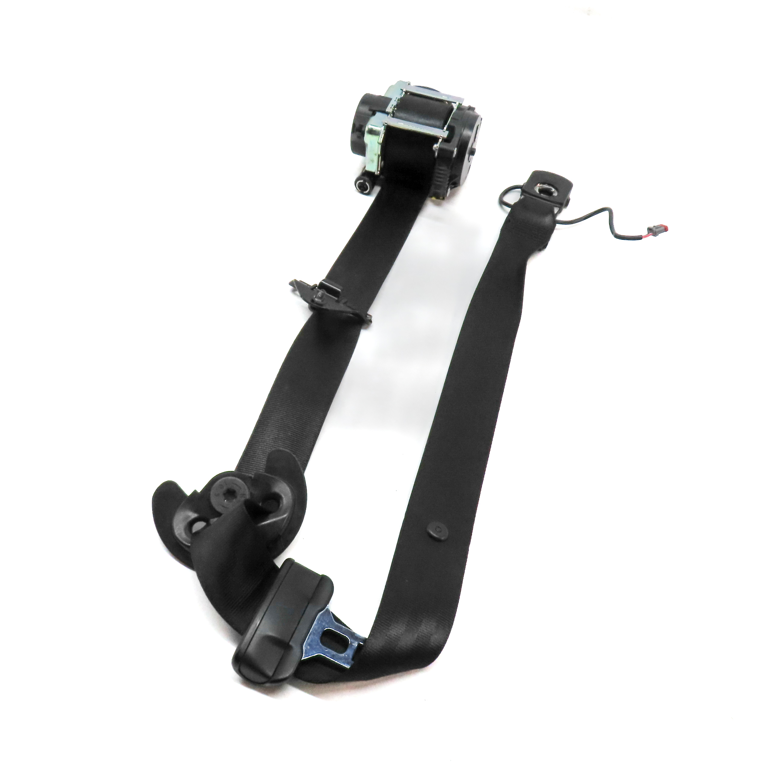 14-16 RANGE ROVER SPORT (L494) FRONT RIGHT PASSENGER SEATBELT RETRACTOR (BLACK) — exact item pictured